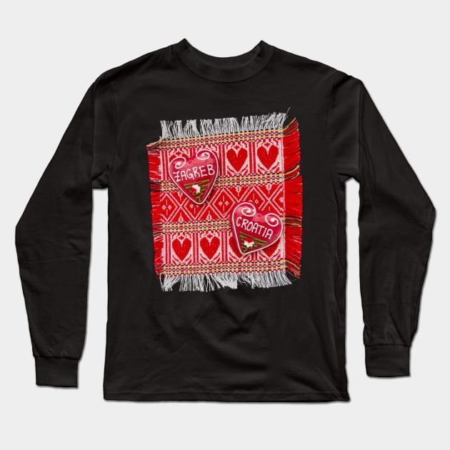 Zagreb Love Long Sleeve T-Shirt by RaeTucker